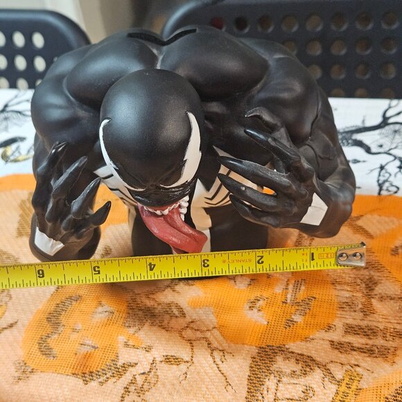 Marvel Venom Bust Figure Coin Piggy Bank Spider-Man 6" - Picture 10 of 10